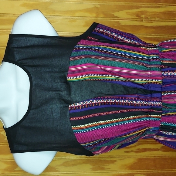 Yaya Nom de Plume multi color dress - Picture 2 of 7